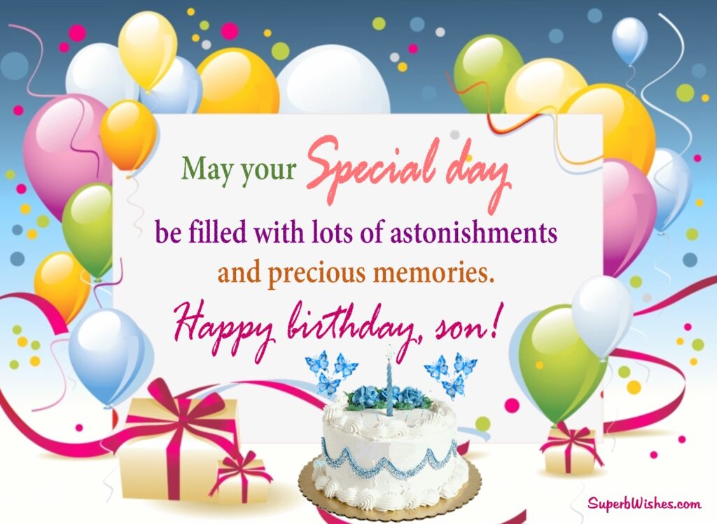 45+ Happy Birthday Wishes For Son - Happy Birthday Wishes