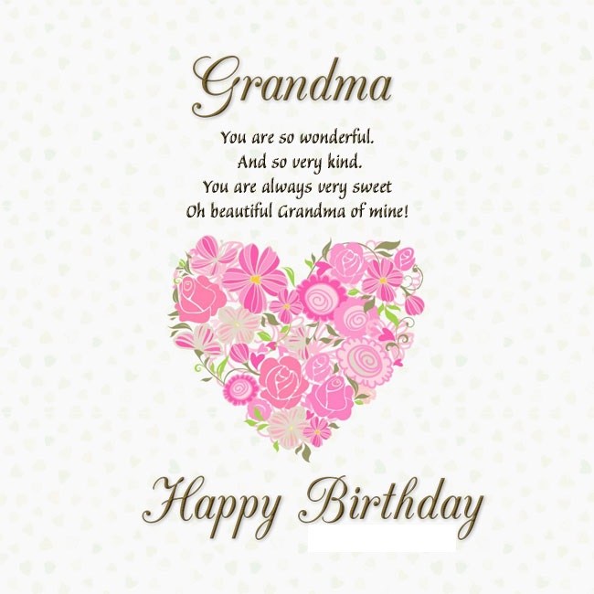 Best Happy Birthday Wish For Grandma Pic