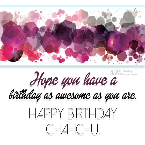 Chachu Have A Awesome Birthday Pic