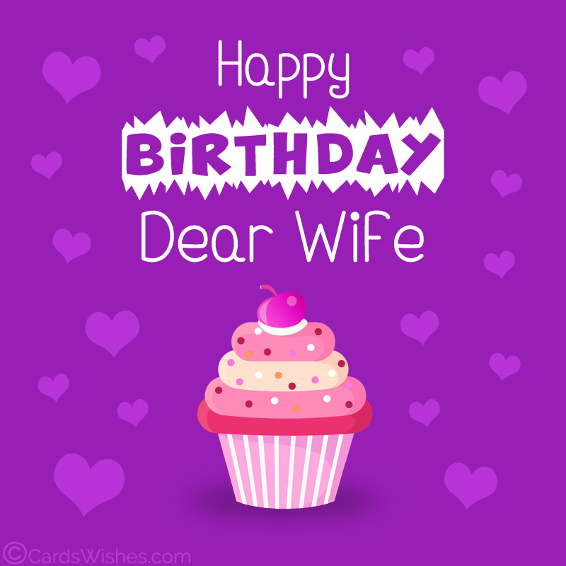 Dear Wife Happy Birthday Photo