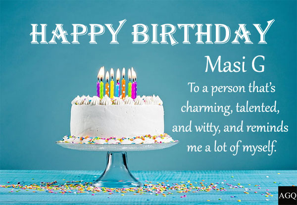 Happy Birthday Adorable Masi Status