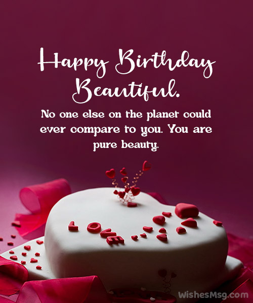 Happy Birthday Beautiful Status