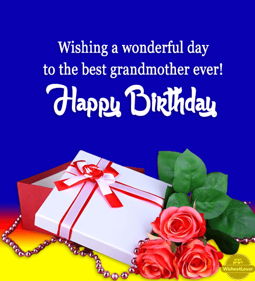 Happy Birthday Best Wish Grandmother Picture