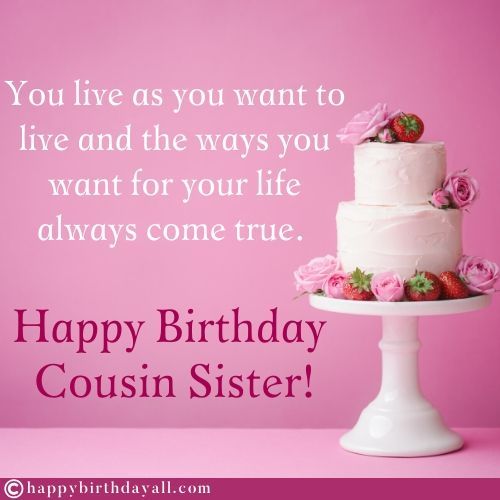 Happy Birthday Cousin Sister Photo