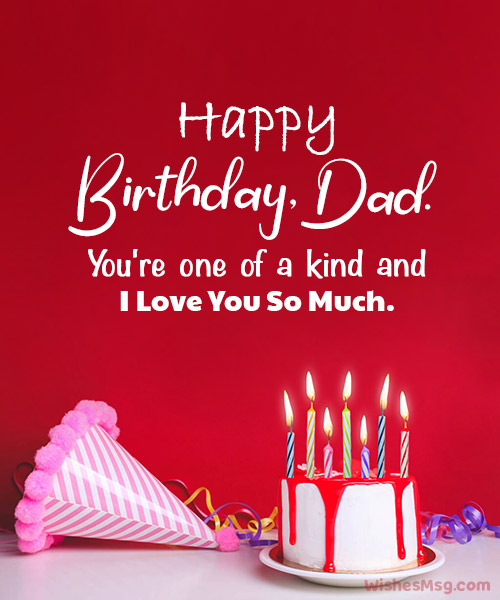 Happy Birthday Dad I Love You Status