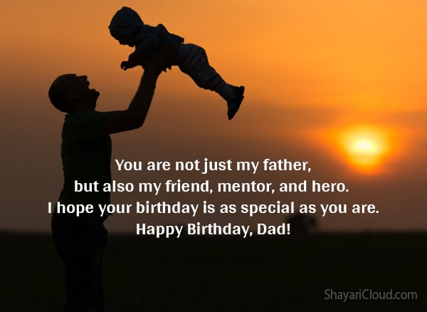 Happy Birthday Dad You Are My Hero Image