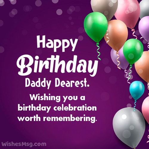 Happy Birthday Daddy Photo