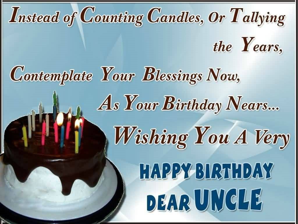 Happy Birthday Dear Uncle Status