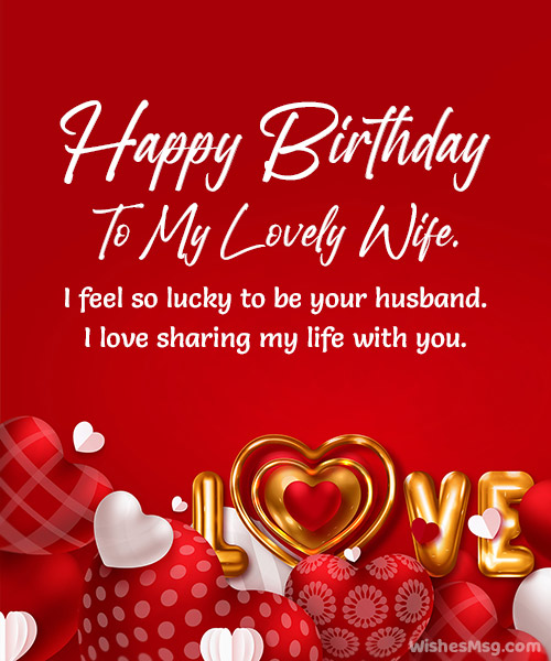 Happy Birthday To My Lovely Wife Pic