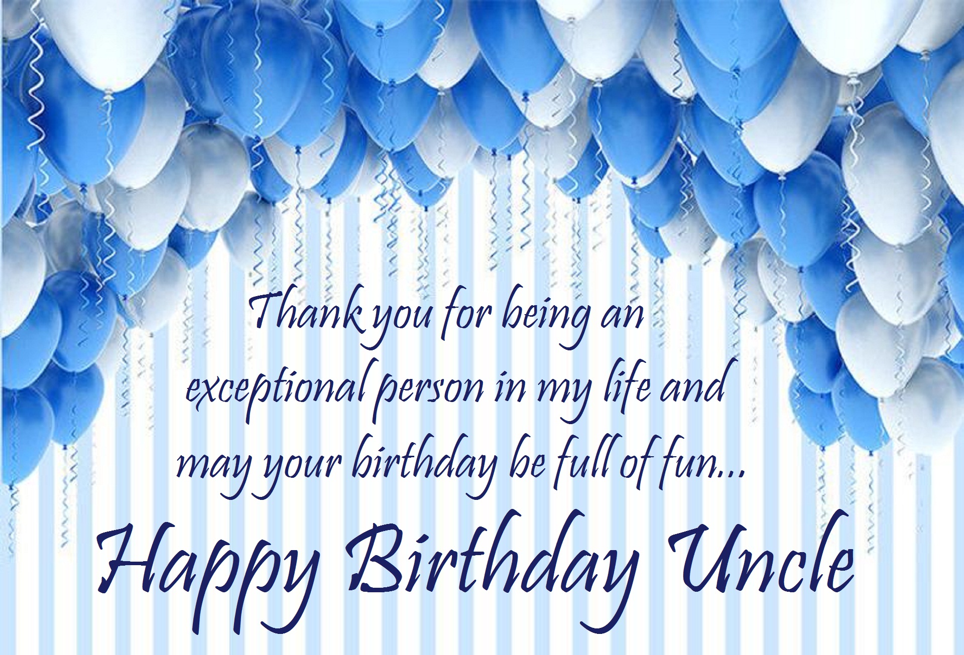 Happy Birthday Uncle Have Fun Image