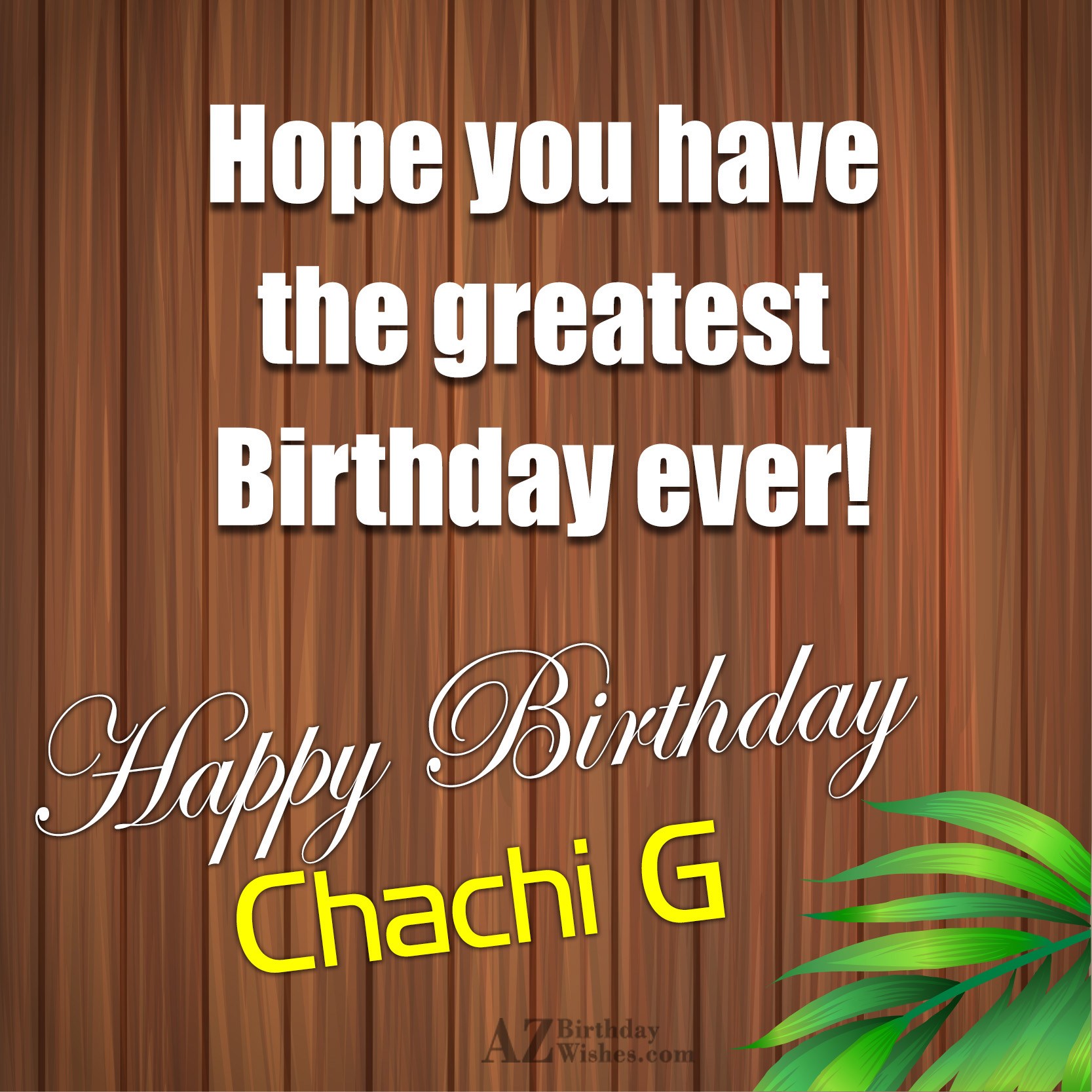 Happy Birthday Wish For Chachi Ji Picture