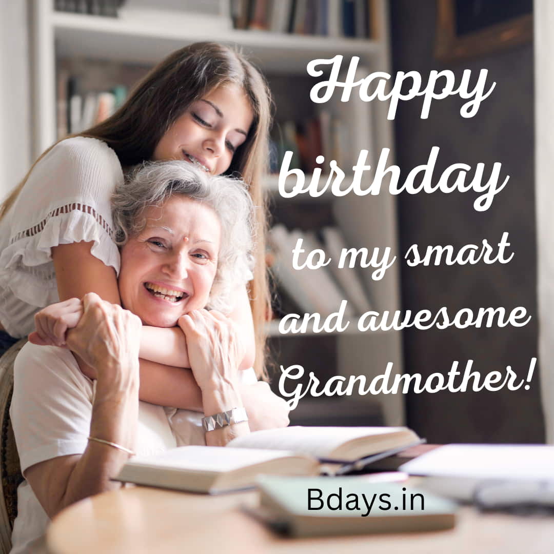 Happy Birthday Wish Grandmother Image
