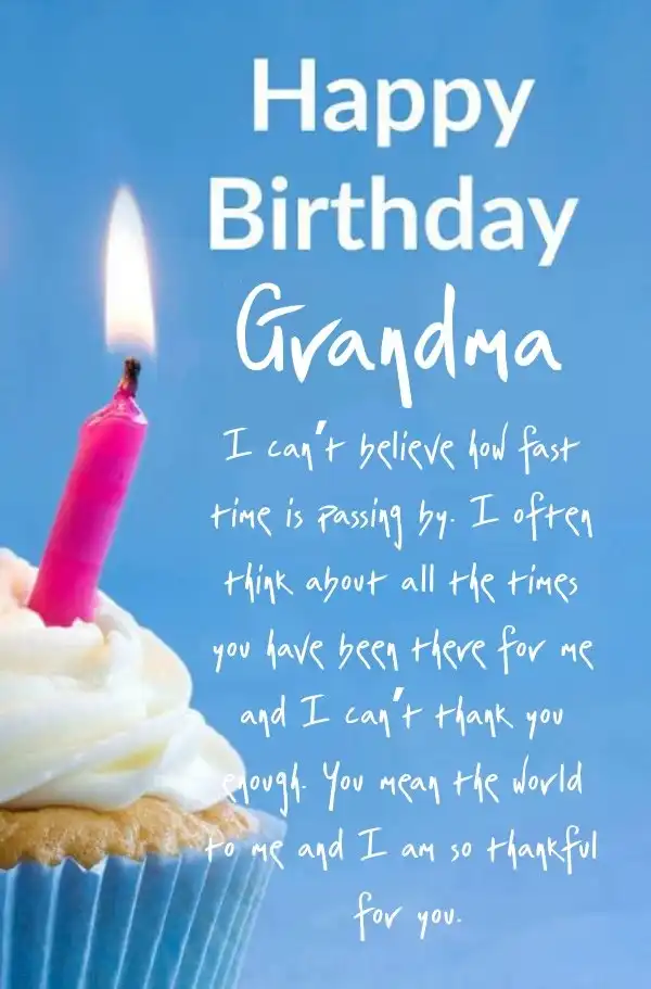 Happy Birthday Wish Grandmother Photo