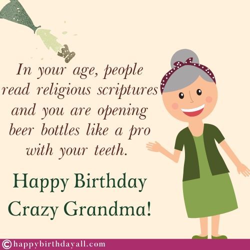 Happy Birthday Wish Grandmother Picture