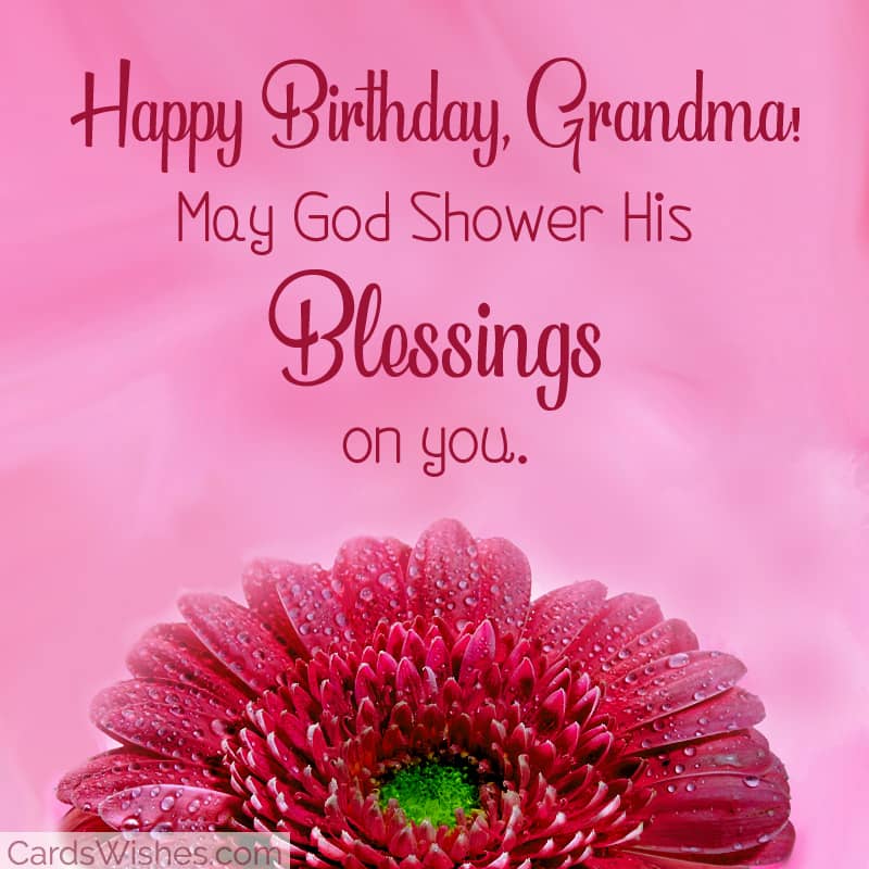 Happy Birthday Wish Blessings For Grandma