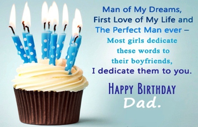 Man Of My Dreams Happy Birthday Dad Pic