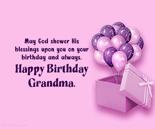Religious Birthday Wish For Grandmother