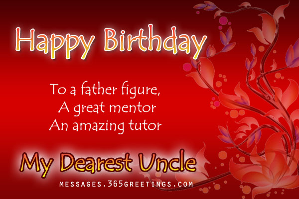 Happy Birthday Uncle