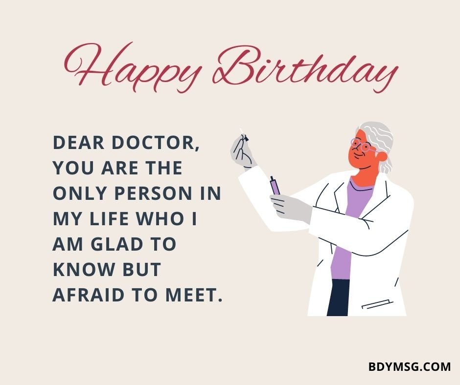 Dear Doctor Many Many Happy Returns Of The Day Pic