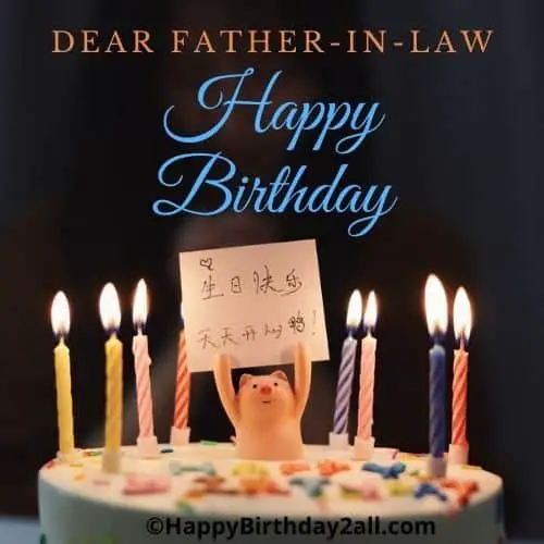 Dear Father In Law Happy Birthday Status