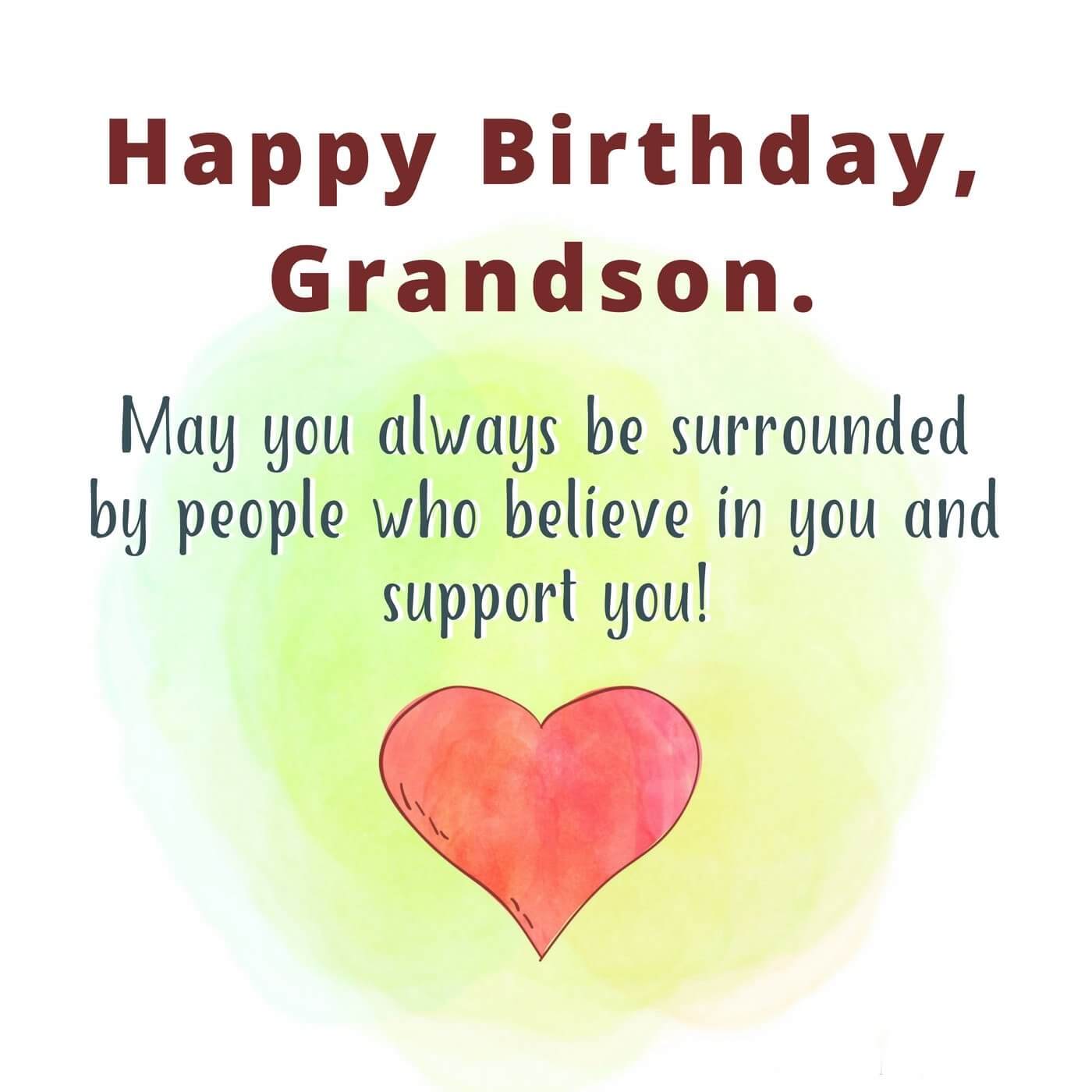 Dear Grandson Happy Birthday Status