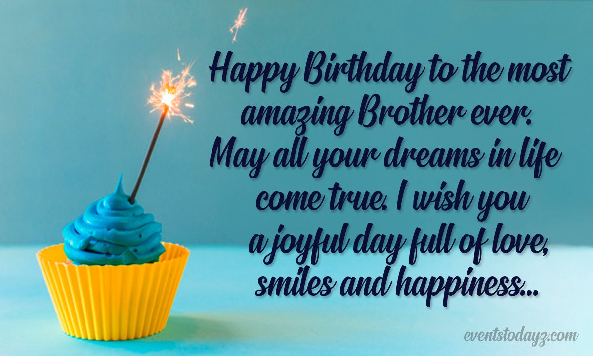 Happy Birhtday One Of The Most Amazing Brother Image