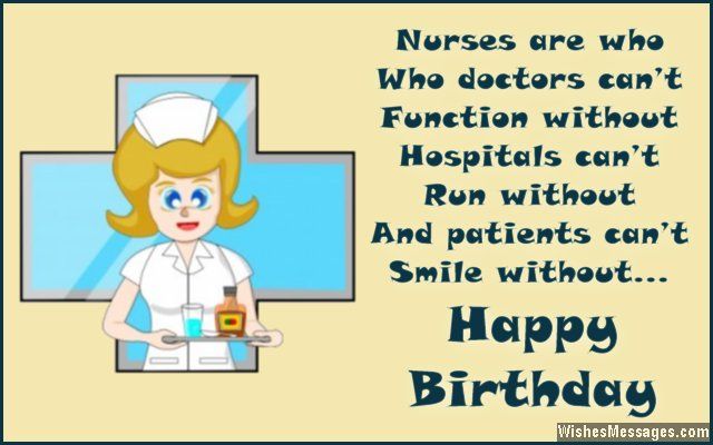 Happy Birtday To The Wonderful Nurse Status