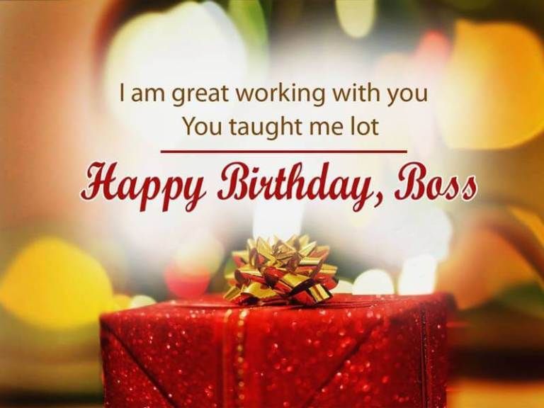 Happy Birthday Boss Image