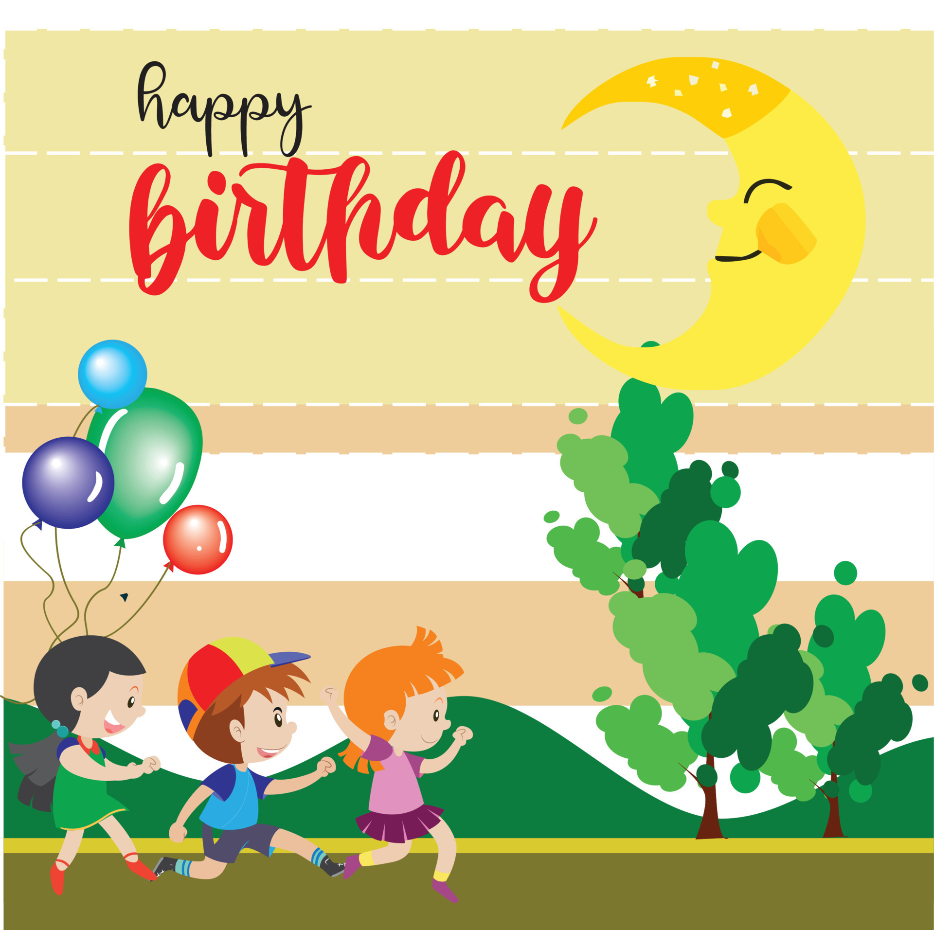 Happy Birthday Cartoon Best Wish Picture