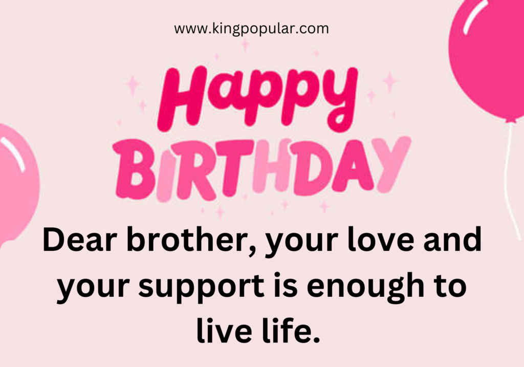 Happy Birthday Dear Brother Status