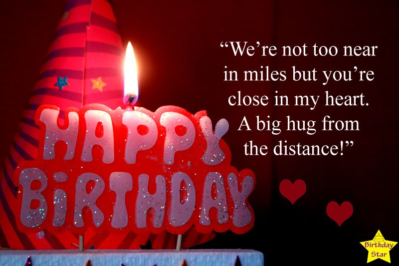 Happy Birthday Dear Friend A Big Hug From Distance Pic