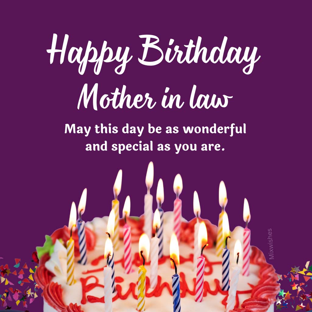 Happy Birthday Dear Mother In Law Have A Wonderful Year Status