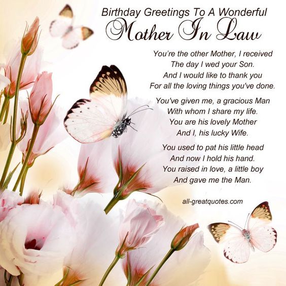 Happy Birthday Dear Mother In Law Status