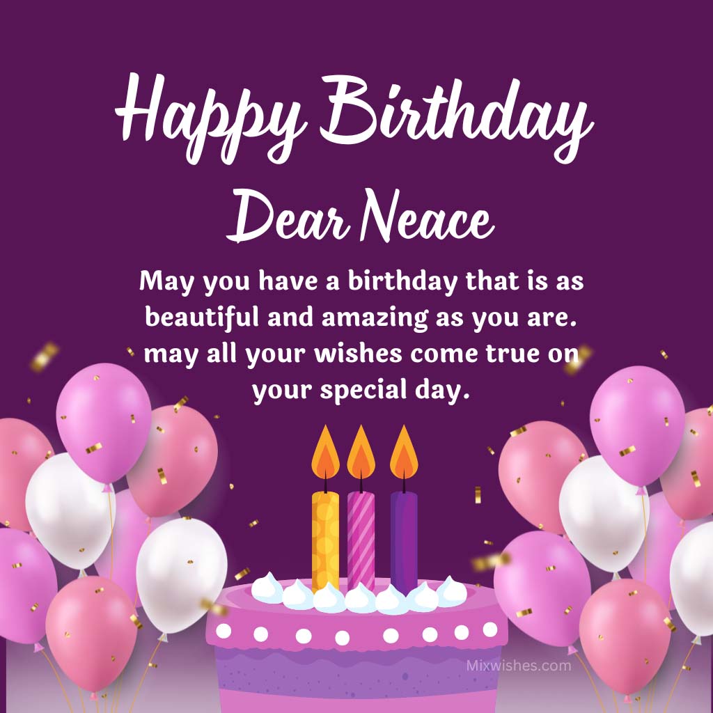 Happy Birthday Dear Neace Status