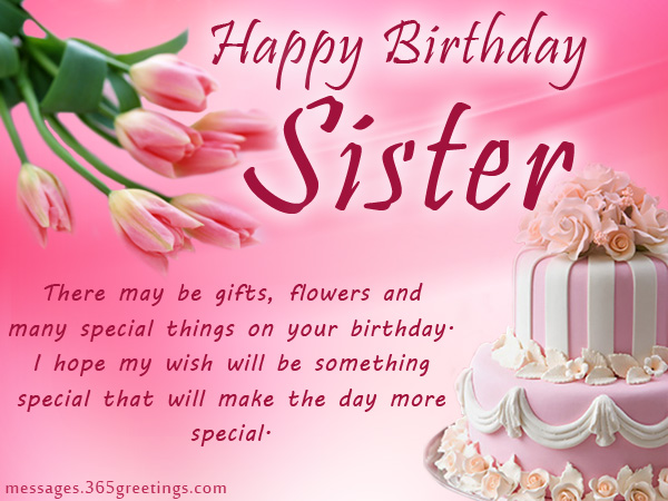 Happy Birthday Dear Sister Picture