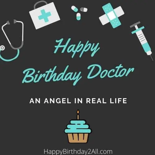 Happy Birthday Doctor An Angel In Real Life Photo