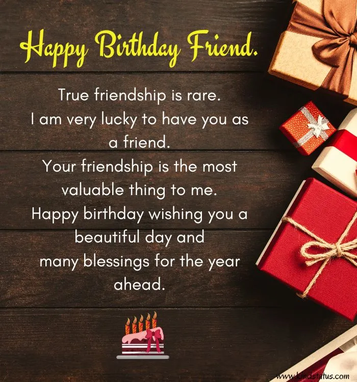 Happy Birthday Friend Image