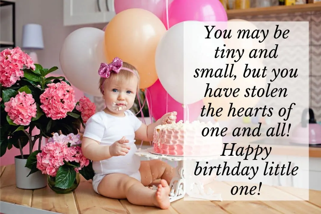 30+ 1st Birthday Wishes For Baby Girl - Happy Birthday Wishes