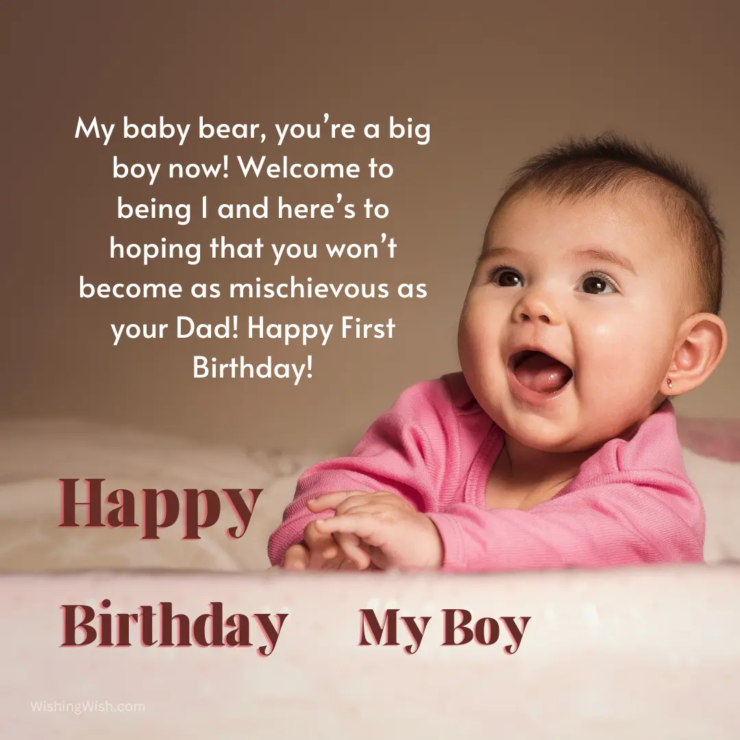 30 1st Birthday Wishes For Baby Boy Happy Birthday Wishes