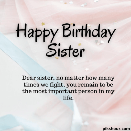 Happy Birthday Sister Have A Lovely Day Image