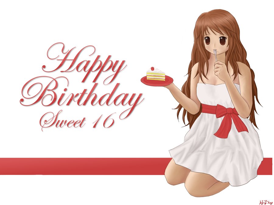 Happy Birthday Sweet 16 Status