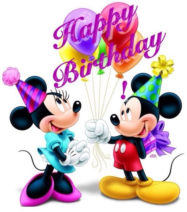 Happy Birthday To My Micky With Ballons Image