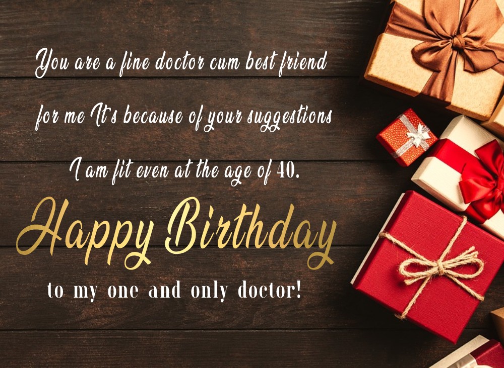 Happy Birthday To My One And Only Doctor