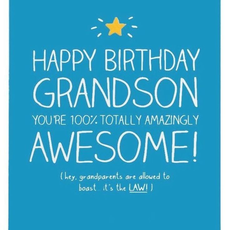 Happy Birthday To Our Awesome Grandson Photo