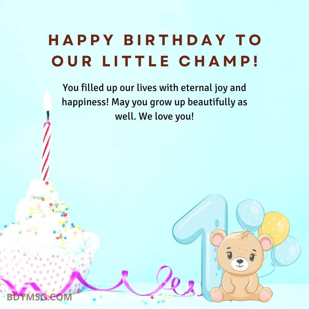 Happy Birthday To Our Little Champ Status