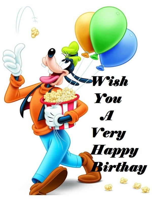 Happy Birthday With Goofy