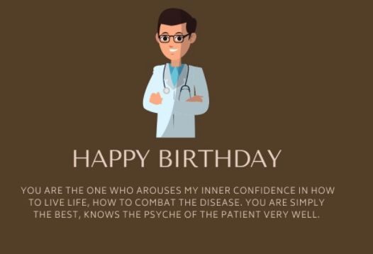 Happy Birthday You Are The Best Doctor In The World Photo