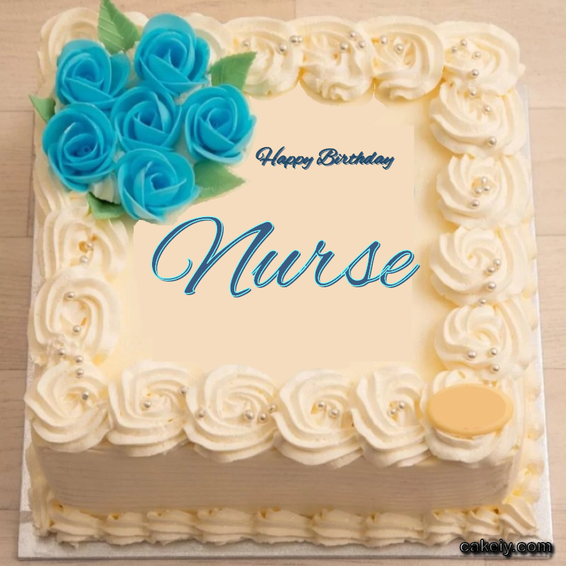 Happy Birthday Nurse With Beautiful Cake Image