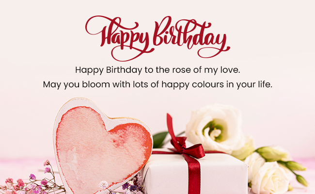 Happy Birthday To The Rose Of My Love Image
