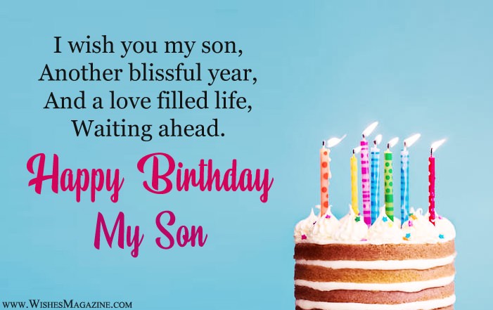 I Wish You Another Blissful Year Happy Birthday Son Image